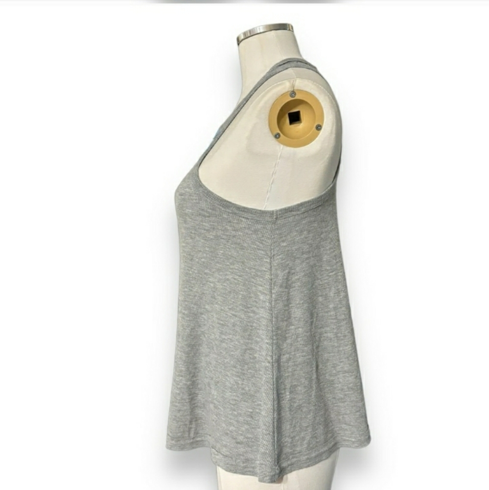 FREE PEOPLE Grey Long Beach Tank NWOT! - Picture 3 of 7